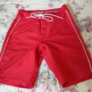 Old Navy California Red Board Shorts . Size 28